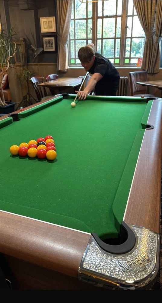 Pool table at The Station